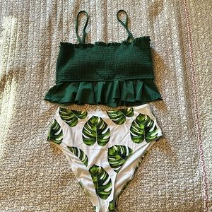 SHEIN bikini top and bottom size xl